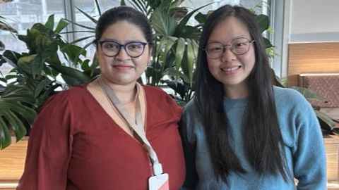 Zuilee (left) and Betty.