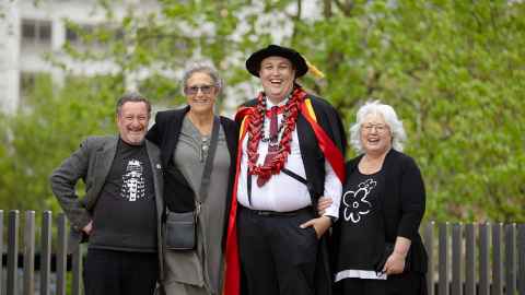 Image of Sean Richards, Sue Richards, Shane and Michelle Wilson at Aotea Centre