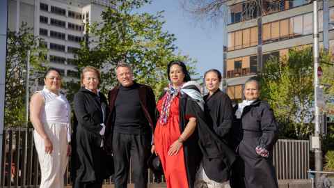 Teresa Brown and whānau