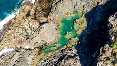 Matapōuri's Te Wai o te Taniwha, also know as the 'mermaid pools'.