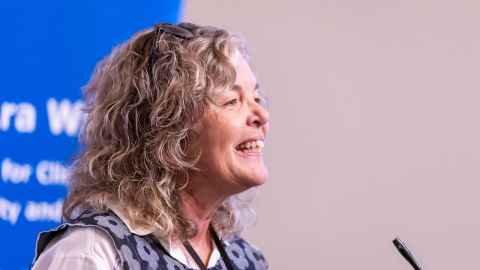 Dame Juliet Gerrard at Front Row Seat launch