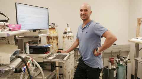 Dr Ryan Sixtus is investigating why many aortic tear survivors experience dangerously high blood pressure. Photo: Heart Foundation.