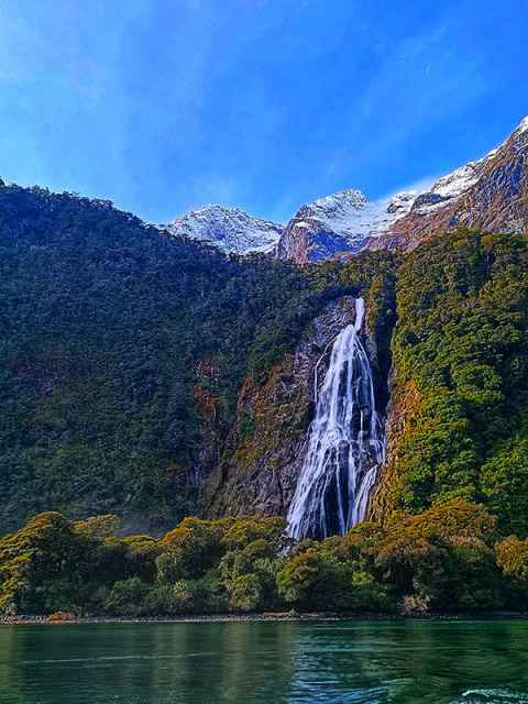 Milford Sound in Fiordland National Park in the South Island.