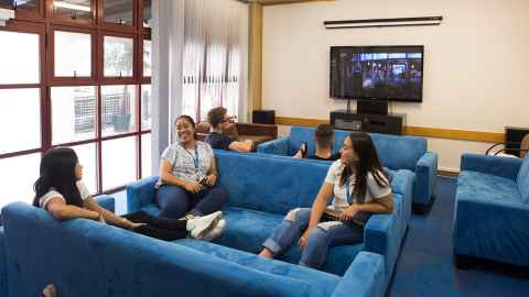 O'Rorke Hall communal lounge