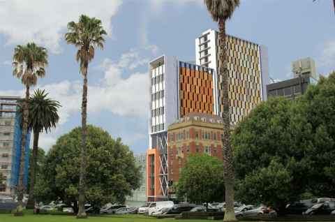 Rendered image of Te Tirohanga's exterior