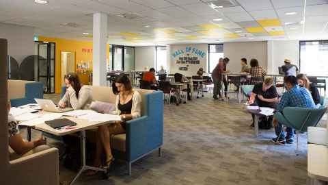 Carlaw Park Student Village study room