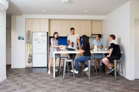 Carlaw Park Student Village kitchen