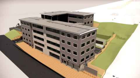 University Hall Apartments -Exterior