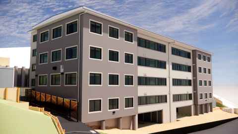 University Hall Apartments - Exterior