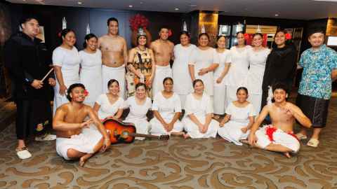 Moana Pasifika floor at 2024 APSAA conference