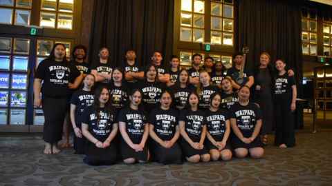 Māori Kaupapa floor at 2024 APSAA conference