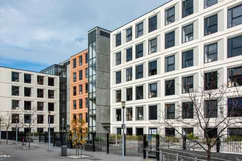 Exterior view of Carlaw Park Student Villge