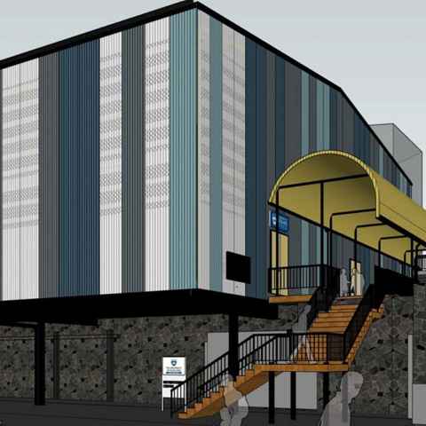 Interim sports courts