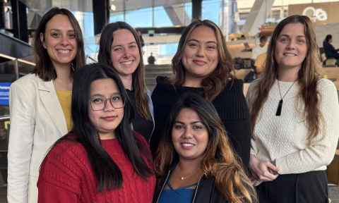 Student Groups team all posing for a photo