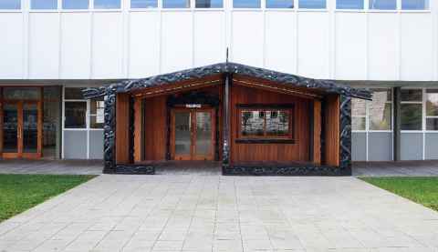 Front entrance of Ngā Tauira Marae
