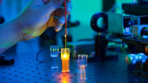 Physics laser experiment 