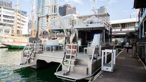 Te Kaihōpara research vessel launch 