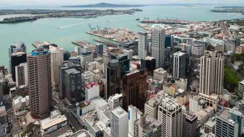 Auckland city from above