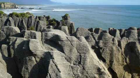 Pancake rocks West Coast New Zealand, Ewan Munro