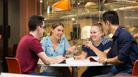 A group of psychology students
