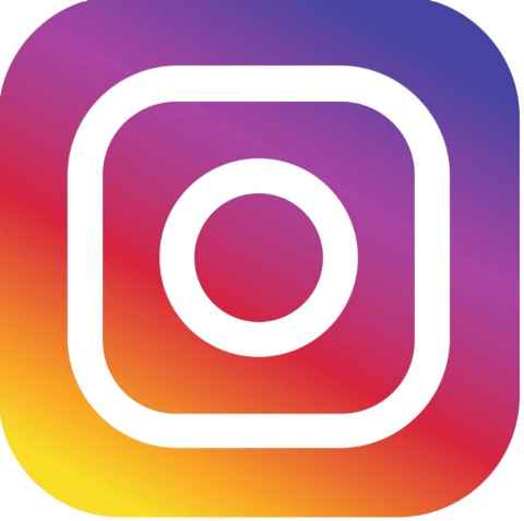 Purple and pink instagram logo