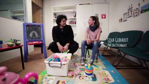 A video with Rodolfo and Sina. They discuss her research in children's development. Hear about her research methods and what she finds the most rewarding. 