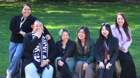 Group photo of six student support advisers