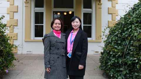 Science Transnational Education Support Coordinators, Crystal and Sisi 