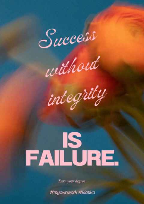 Success without integrity - 1