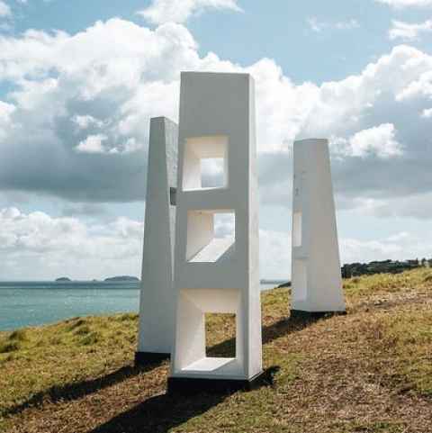 The Genis Loci of the Chapel on Waiheke for Sculpture on the Gulf 2022 (Photo by Peter Rees)
