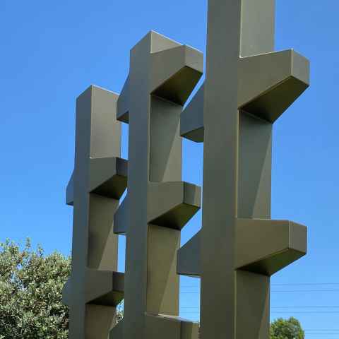 Brise Soleil (after Jane Drew) in Sculpture in the Gardens 2021