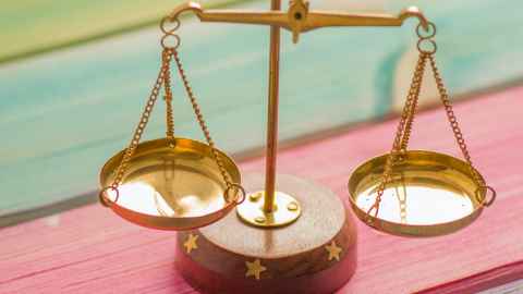 image of balancing scales