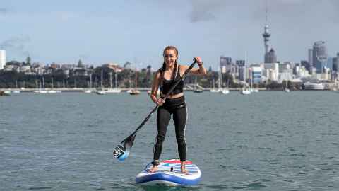 sailing on Waitemata harbour