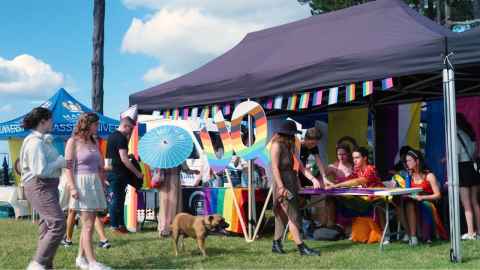Video of rainbow support at the University of Auckland