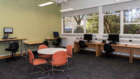 Terrence O'Neill study and resource room on city campus