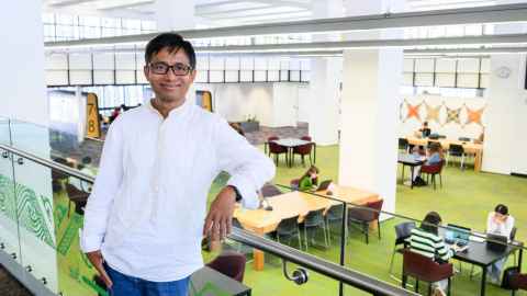 Image of Law PhD Student Nae Win Aung in the General Library