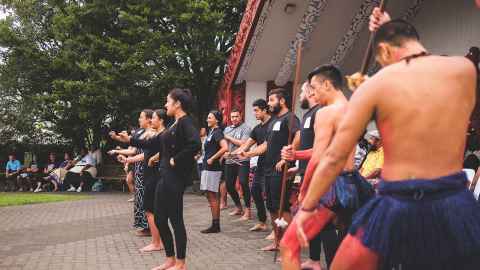 Waipapa Marae performance