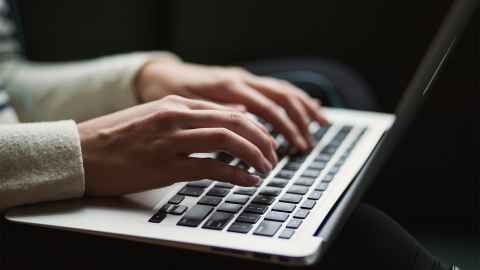hand-typing