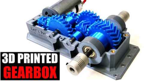 3D printed gearbox