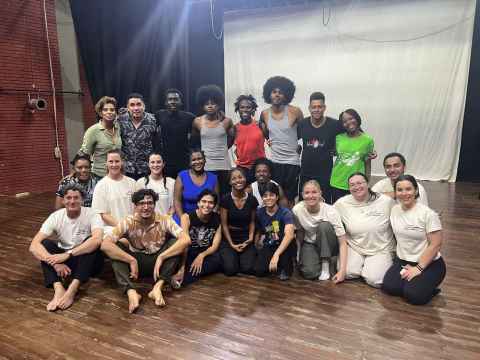 PMSLA Cohort with Contempo Pacifico dancers from Buenaventura