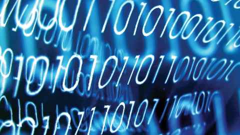 Binary code, in 3 dimensions.