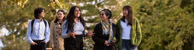 Decorative image of students meeting