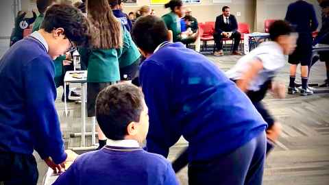 Students partipating at the South Auckland Maths Challange